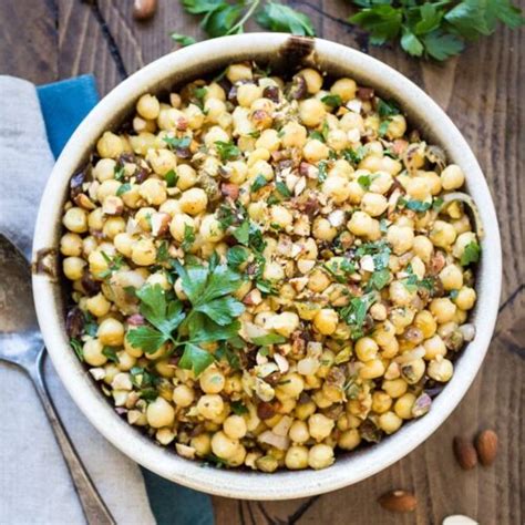 Warm Moroccan Chickpea Salad Recipe The Wanderlust Kitchen