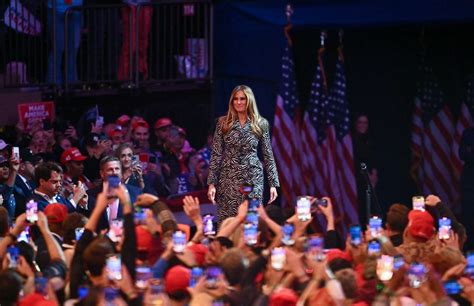 Elon Musk Introduces Melania Trump At Donald Trumps Madison Square