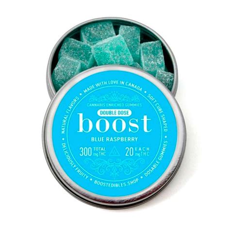 Boost Edibles Blue Raspberry Gummies Mg Thc Buy Weed Online