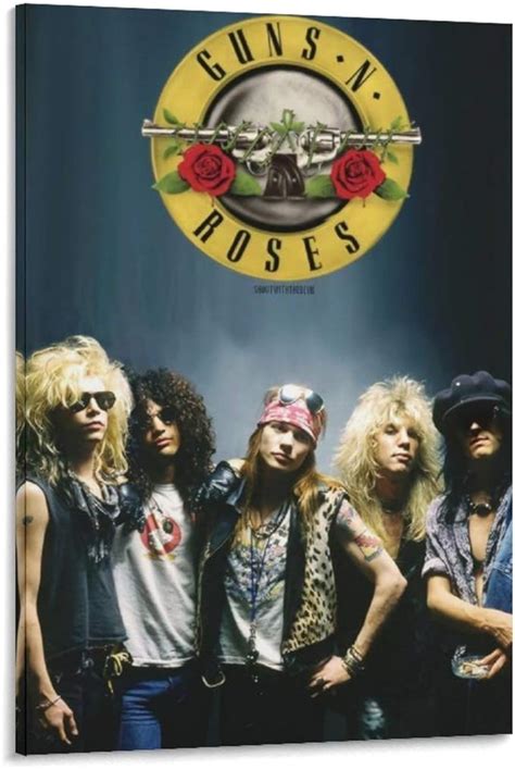 Suige Guns N Roses Band Character Poster Canvas Art Poster And Wall Art