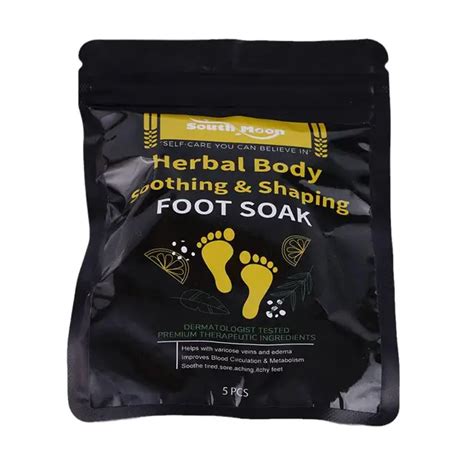 5pcs Foot Cleaning Soak Natural Herbal Body Soothing Shaping Slimming Foot Bath Detox Relieve