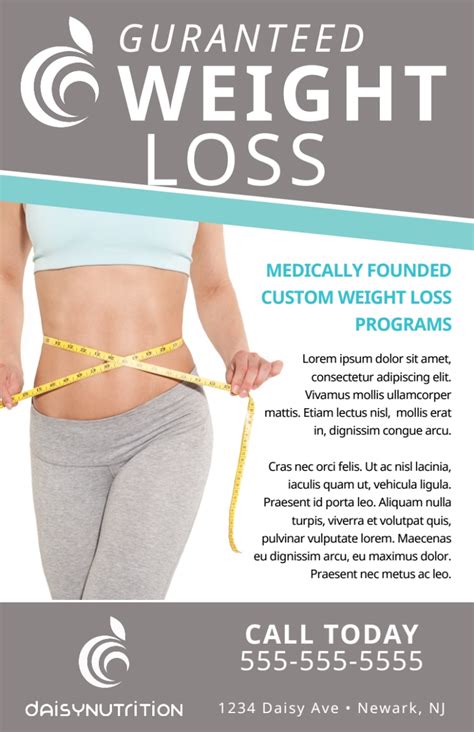 Weight Loss Flyer Template