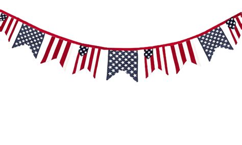 American Flag Designed Star Pennant Banner – Double Layer – Flag Store