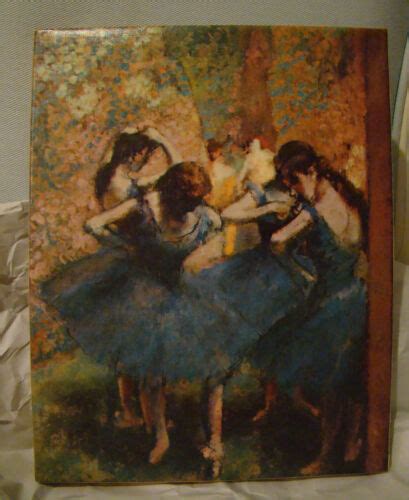 Degas Dancers In Blue 8 X 10 Les Editions Braun Paris 1957 Canvas