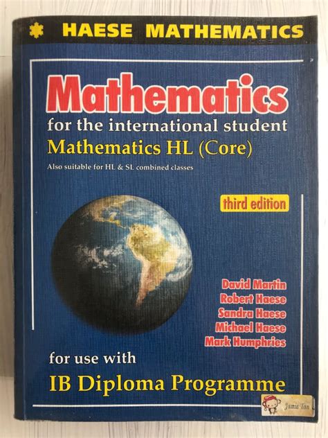 Haese Mathematics - Mathematics HL (Core) Third Edition IB Textbook ...