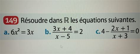 R Soudre Dans R Les Quations Suivantes X A X X X B