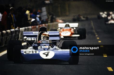 Jackie Stewart Tyrrell 003 Ford French GP Motorsport Images