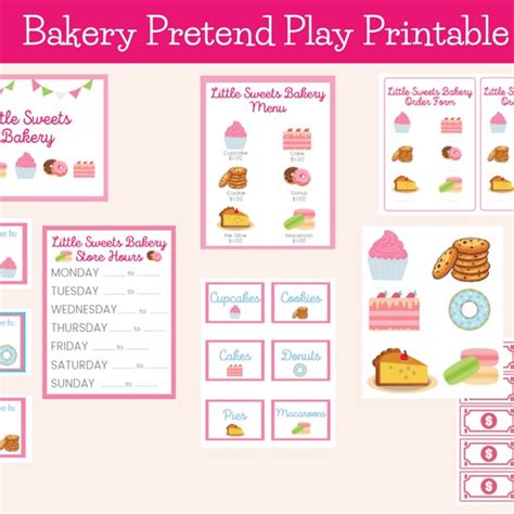 Pretend Bakery Etsy