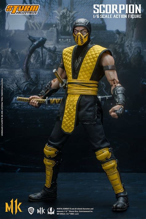 Scorpion Storm Collectibles 16th Scale Mortal Kombat Action Figure