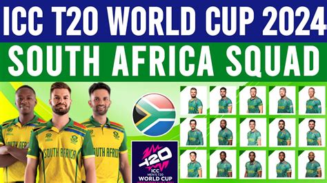 South Africa Squad For Icc T World Cup Icc T World Cup