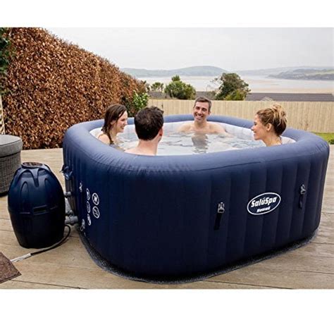 Bestway SaluSpa Hawaii 6 Person Outdoor Inflatable Hot Tub Spa Hot