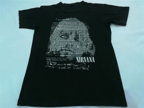 Vintage Vintage 90s Nirvana Kurt Cobain Tee Shirt Grunge Sub Pop Grailed