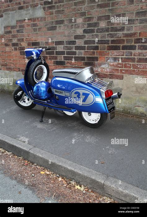 Blue And White Lambretta Scooter Hi Res Stock Photography And Images