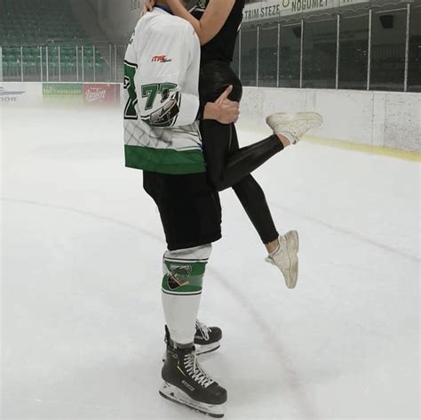 Nate And Anastasia Icebreaker Hockey Wife Hockey Girlfriend Couple