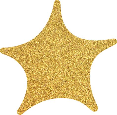 Premium Photo Golden Glitter Sparkle Star Gold Foil Glittering Star