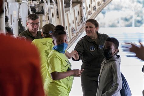 DVIDS Images Tuskegee Airmen Inspired Flight Academy Tours C 17