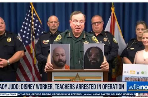 Disney Workers Teachers Among 160 Arrested In Florida During Human