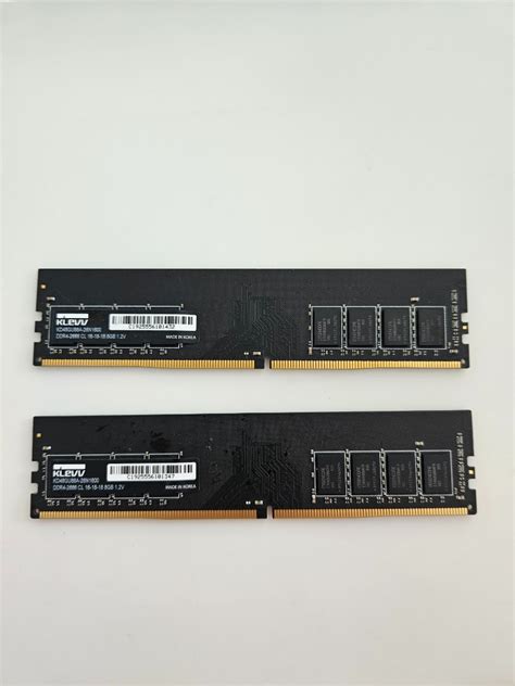 KLEVV 16GB 8GB X 2 DDR4 2666MHZ RAM Computers Tech Parts