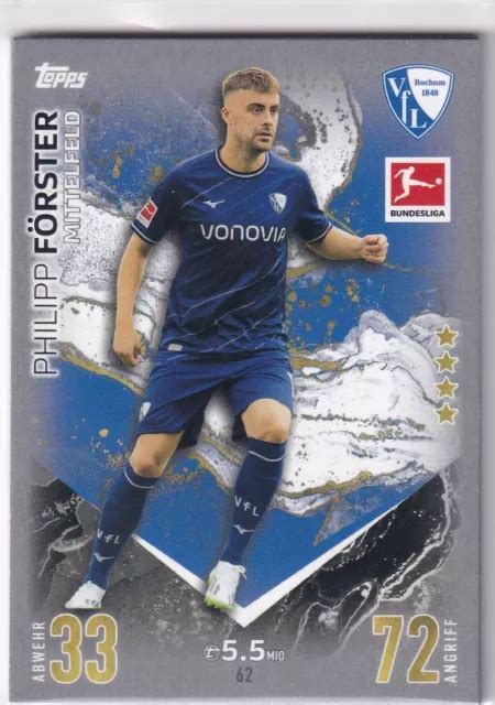 Topps Match Attax Bundesliga Carte Num Ro Philipp