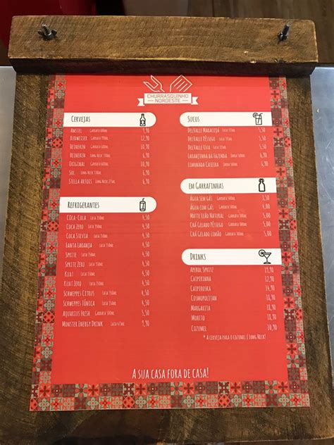 Menu Em Vila Madalena Pub Bar Bras Lia