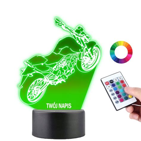 Lampka Na Biurko Statuetka Led Motoryzacja Aprilia Motor Motocykl