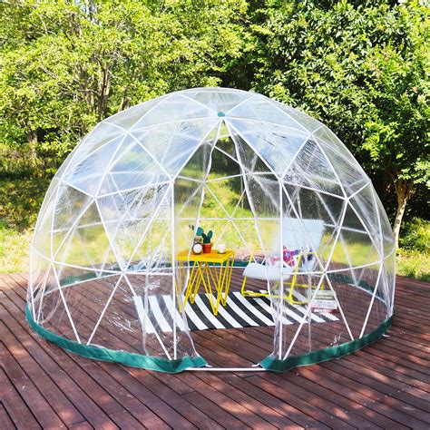 BENTISM Garden Dome Bubble Tent 12ft Greenhouse Dome PVC Garden Igloo