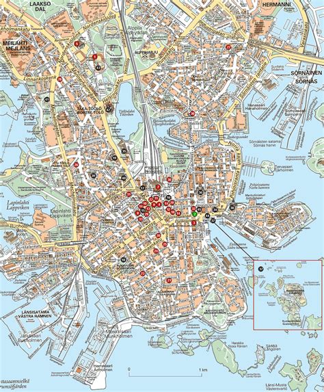 Helsinki Map - Finland