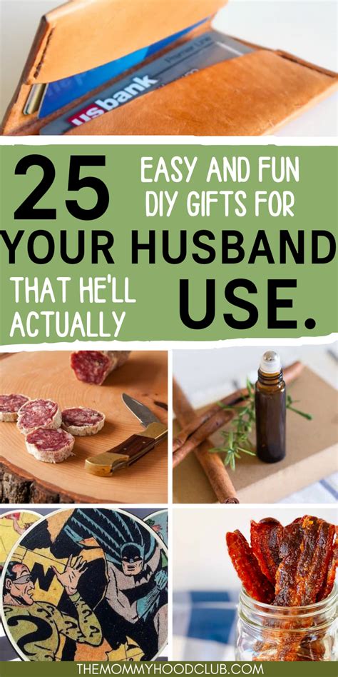 DIY Gifts for Your Husband {that he'll actually use!} | 2024 The ...