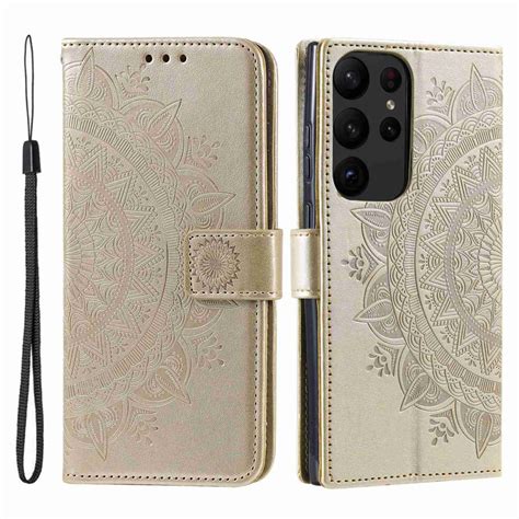 K P Samsung Galaxy S Ultra Fodral Mandala L Der Guld Teknikhallen Se