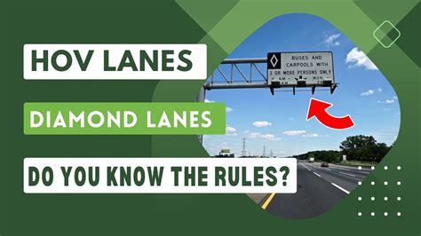 Ontario S Diamond HOV Lanes Do You Know The Rules YouTube