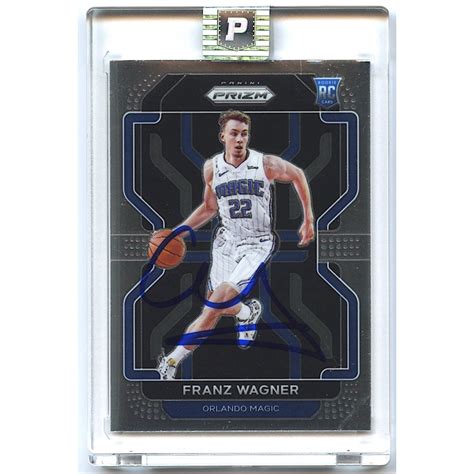 Franz Wagner Signed Panini Prizm Rc Pa Encapsulated