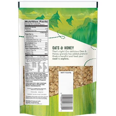 Granola Nutrition Facts Nature Valley Besto Blog