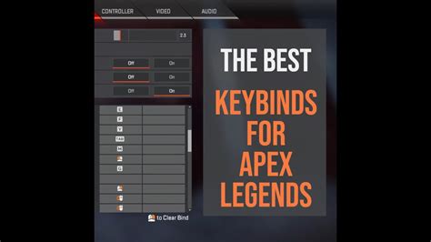 The Best Keybinds For Apex Legends Youtube