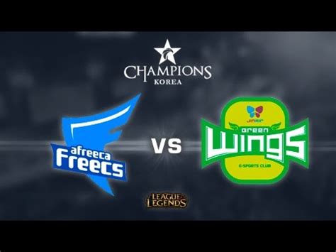 Afreeca Freecs Vs Jin Air Green Wings Semana D A Mapa Lck