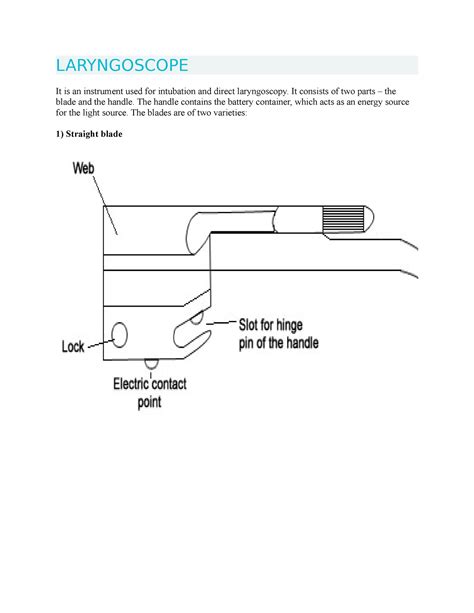 Laryngoscope How Best To Manage Human Breathing System Laryngoscope