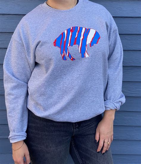 Buffalo Bills Zubaz Sweatshirt Zubaz print sweatshirt | Etsy