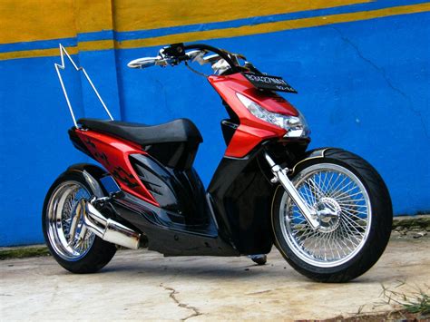 Modif Motor Beat Bergaya Sporty | Modifikasi Motor