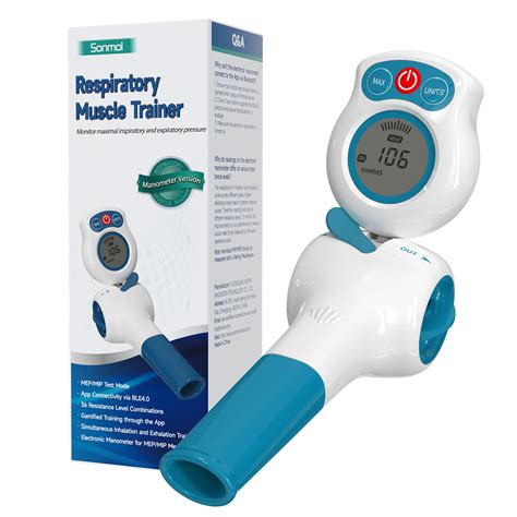 Sonmol New Respiratory Muscle Trainer With Electronic Manometer For Asthma And Copd Respiratory