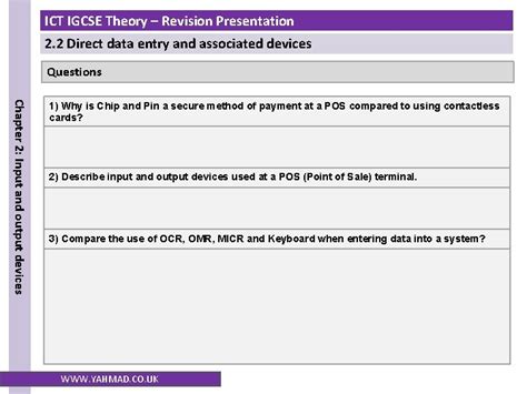 Ict Igcse Theory Revision Presentation Direct