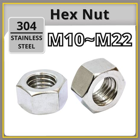 Hex Nut Din Sus Stainless Steel Grade A M M M M