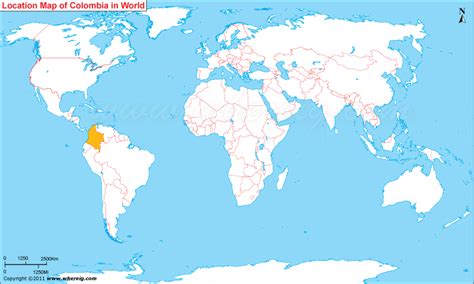 Where Is Colombia Colombia Location In The World Map