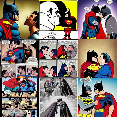 Arriba Imagen Batman And Superman Kissing Abzlocal Mx