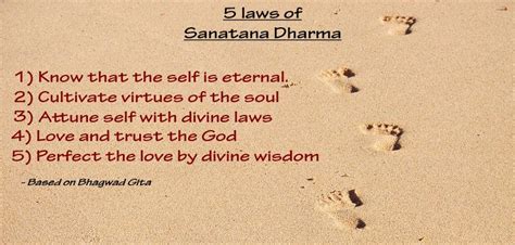 5 Laws Of Sanatana Dharma Prachodayat