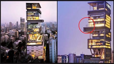 Los 4 pisos más caros del mundo están en India ANTILIA el edificio de