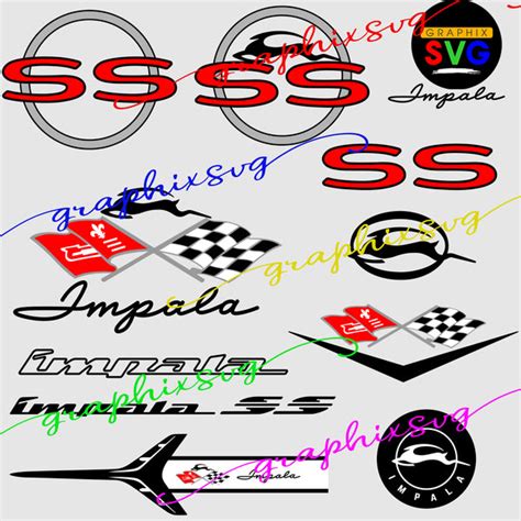 Impala Ss Emblem Svgimpala Ss Emblem Eps Impala Ss Emblem Png Laye