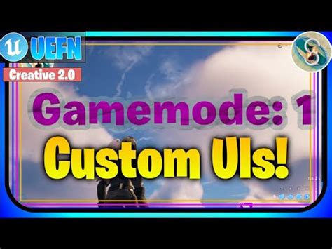 Uefn Custom Uis Tutorial Youtube