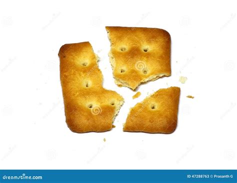 Broken Biscuit Stock Image Image Of Biscuit Damage 47288763