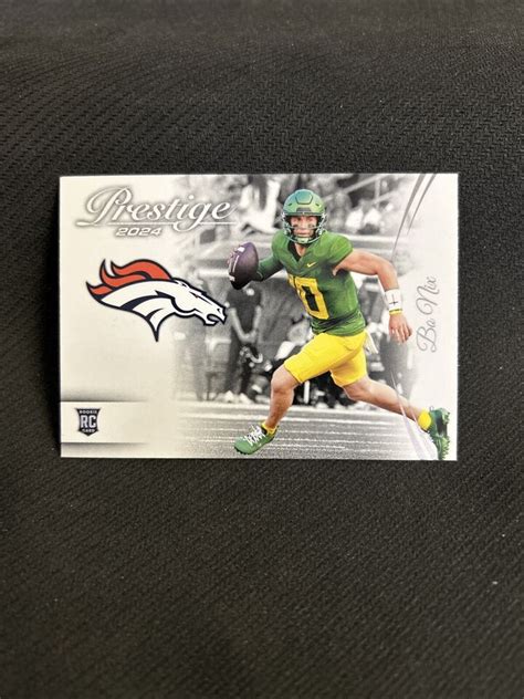 Panini Prestige Sp Rookies Bo Nix Rc Broncos Ebay