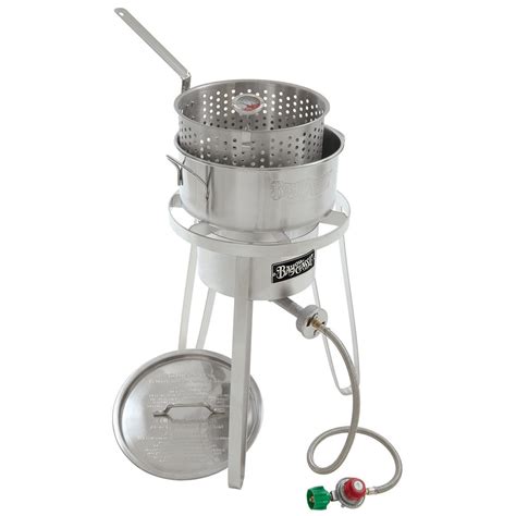 Bayou Classic Stainless Outdoor Cooker Fish Fryer 1135 Bayou Classic