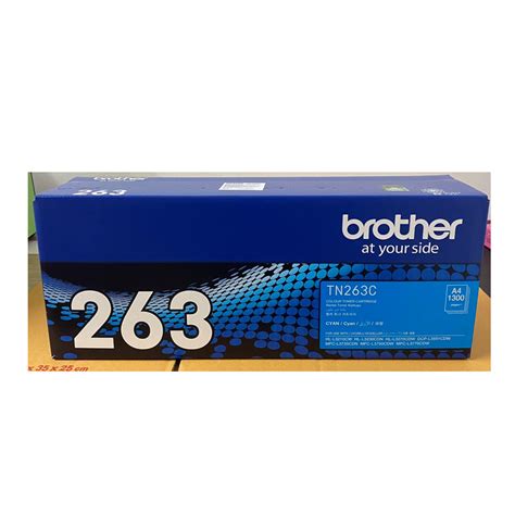 Brother Tn 263 C ตลับหมึกโทนเนอร์ สีฟ้า ของแท้ 1300 Page